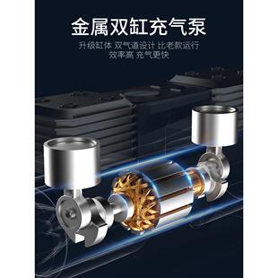 尤利特车载充气泵双缸高压SUV轿车MPV大功率电动汽车用轮胎打气泵