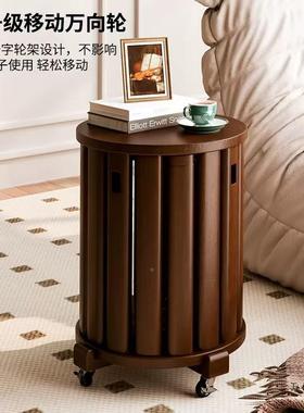 叠放实木凳子叠茶几家用圆凳客厅收叠乐凳可子HTU纳可移动边几餐