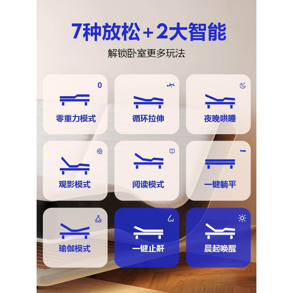 全自7476动智能电床垫小户型升降震动按多功能零摩动力分体床1米8,饰品/流行首饰/时尚饰品新,DIY配件,淘宝优惠券,粉丝福利购,淘宝优惠卷
