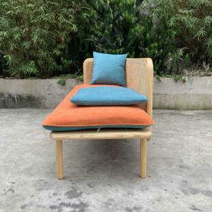 室内发椅藤印尼外小椅子编休闲沙发户阳台70718家具别沙墅藤制实