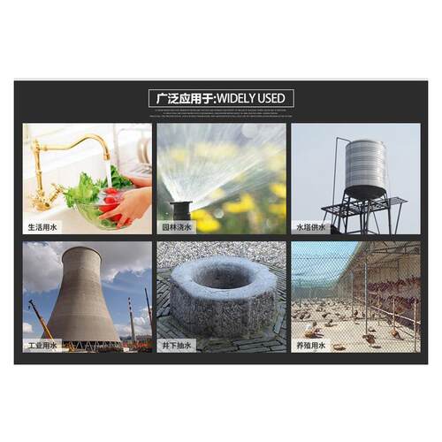 级上海QD程高扬水泵1621寸1.5寸2寸/全铁铜线三叶轮铸多潜水泵人
