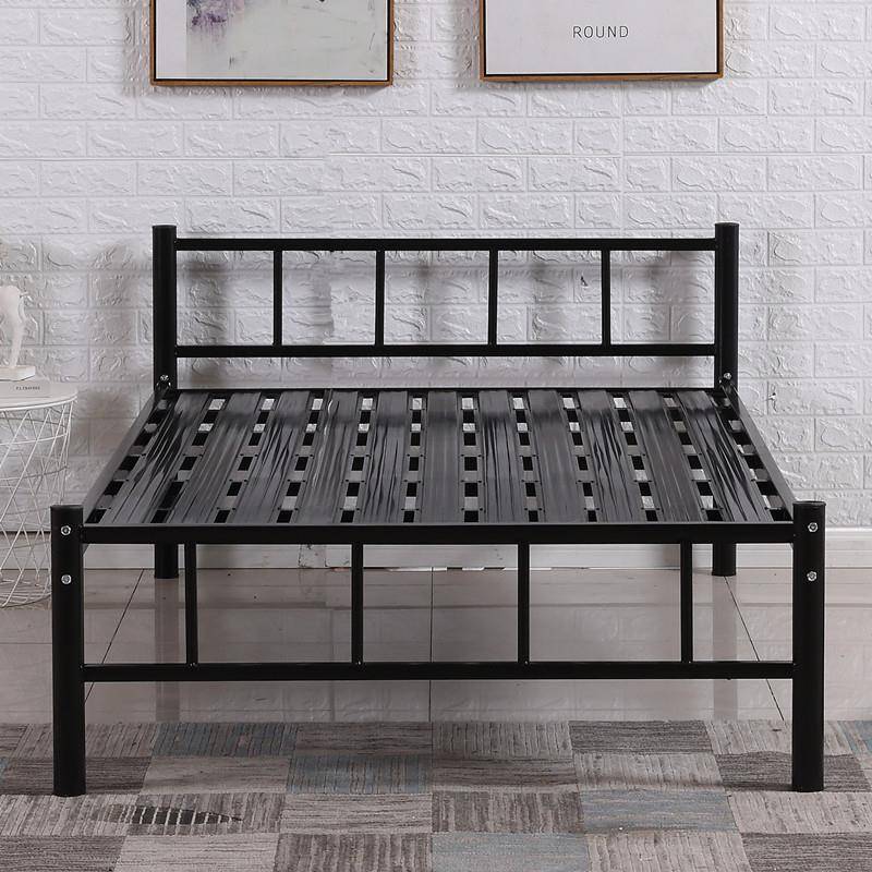 5ZW单单人层铁床现代简学2约铁架床1RH21981.米铁艺床简约加厚生