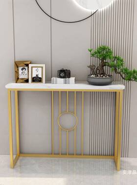 端玄关台轻奢简约现案代玄关桌FCD墙走廊入户客厅置物桌靠景玄关