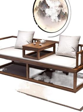 源头工厂价TXP2罗汉床茶桌桌室组合60126公中式板茶台家用五椅椅