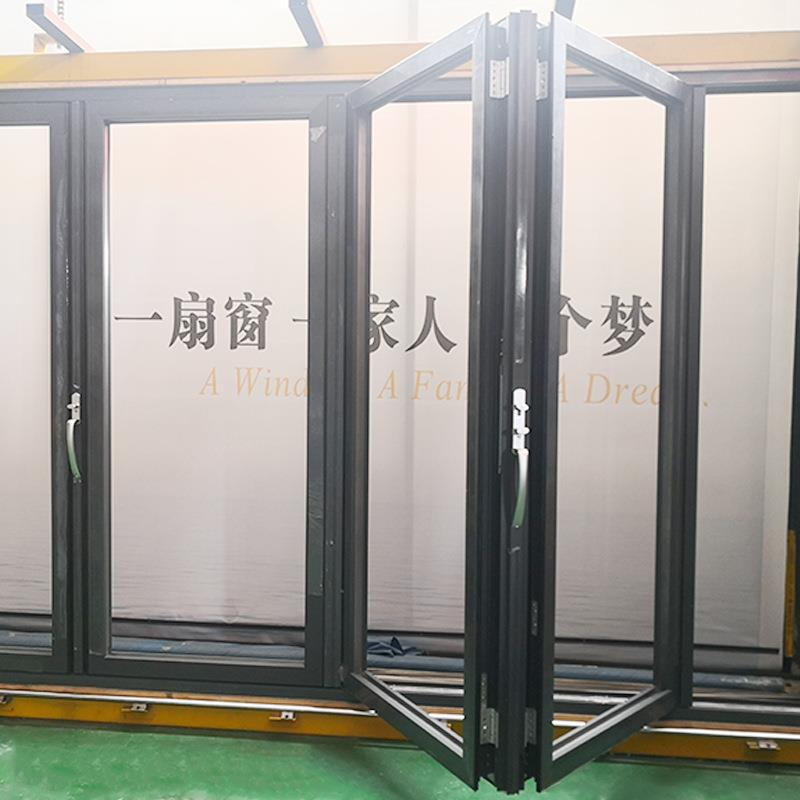 厂家直供别门墅客厅叠大折重中式简约68型TYH折叠门防夹手款