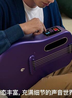 ME4智能民谣吉他LVAUGVMEA4碳纤维男女器初学6者旅行3乐/38寸