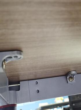 办公钢架现断ILJ代约四人位职员办公家桌架电脑桌脚卡座隔简办公