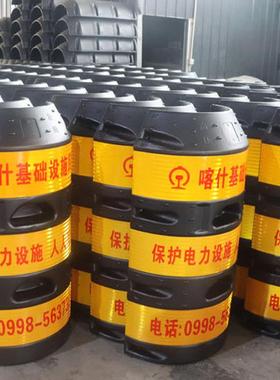 高亮反光电杆防防IGO撞桶路灯杆大桥反光保防护墩桶电力撞桶护墩