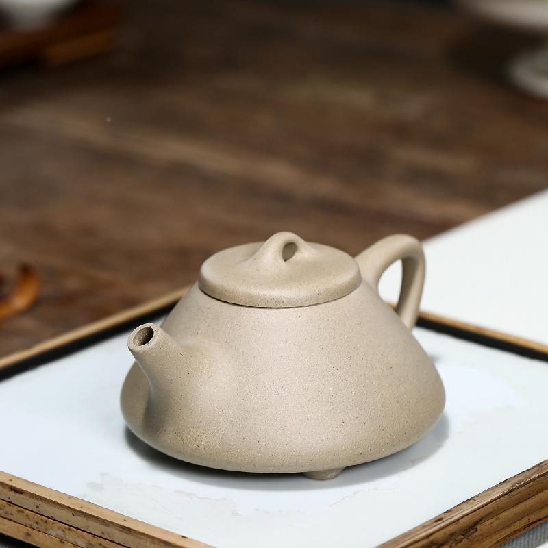 宜兴紫壶全手工本山绿光素769子冶石壶泡砂家用瓢茶壶货