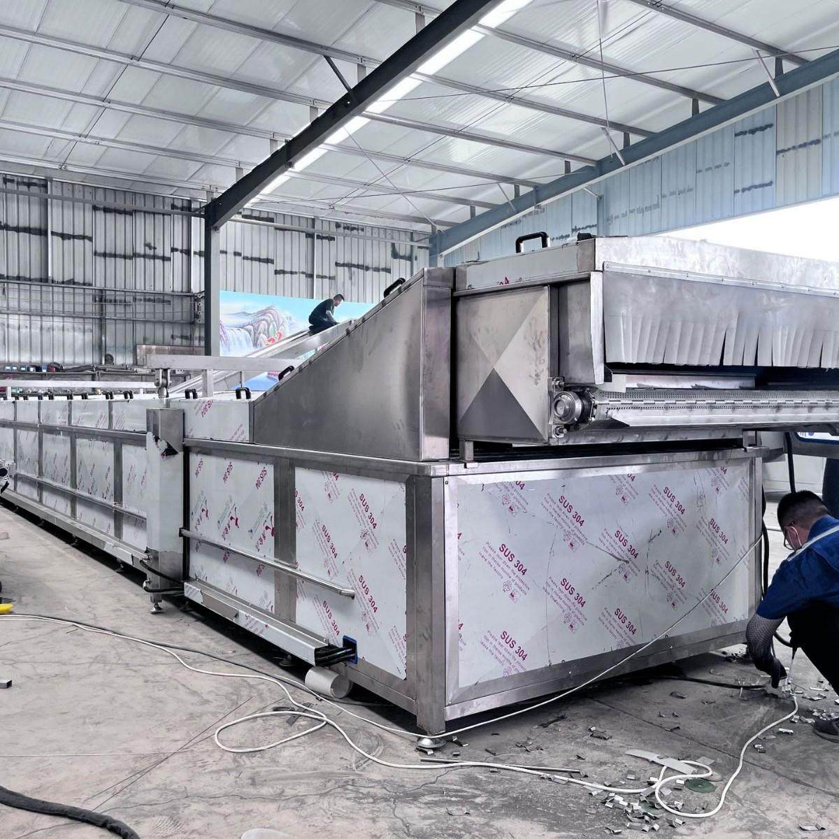 西红柿漂烫去皮机 西红柿漂烫冷却机 竹笋杀青漂烫线,机械设备,消毒灭菌设备,淘宝优惠券,粉丝福利购,淘宝优惠卷