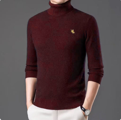 2025秋冬新款圆领情侣长袖毛衣打底衫