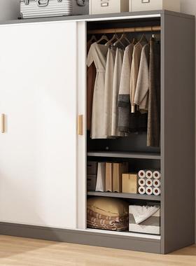简易衣柜家用卧室小户型组装储物柜新a76434加出租房屋用款推厚拉