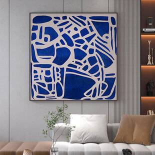 现轻奢客厅厅样心之所向餐间入户玄关代装饰板画背景墙壁抽象色块