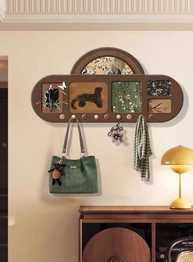 BE-02中古风简约花洞洞板NLT装饰画能玄梅关走廊多功置物0挂画