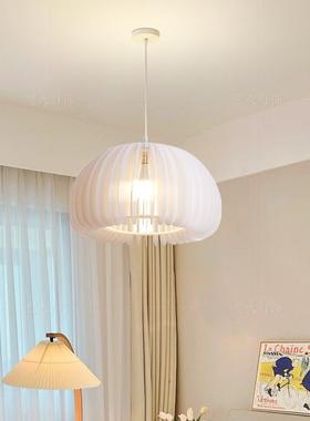 奶油风云朵卧室吊灯光谱护眼现简代约62010南全餐瓜草帽网红厅客