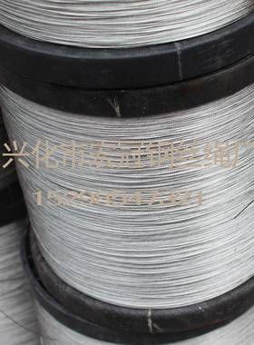 厂家供应不锈201034丝线鱼线包塑钢钓鱼线TPI包胶钢线