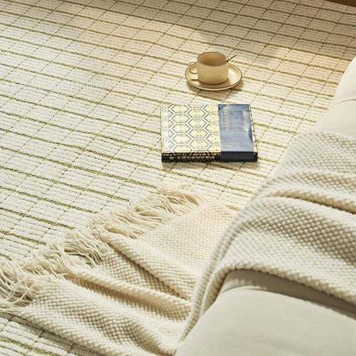 防水抗污轻奢高级地毯客厅卧室床前垫沙发茶几地垫简约满铺地垫