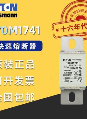 BUSSMANN快速熔断器170M1741/690VAC/315A50KA分断力全范围aR熔断