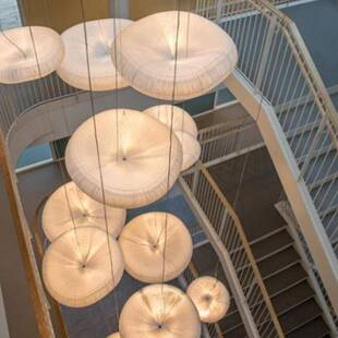 创意蜂巢意大利设计纸艺窝巢蜂窝个性艺术装饰灯具欧式餐厅吊灯