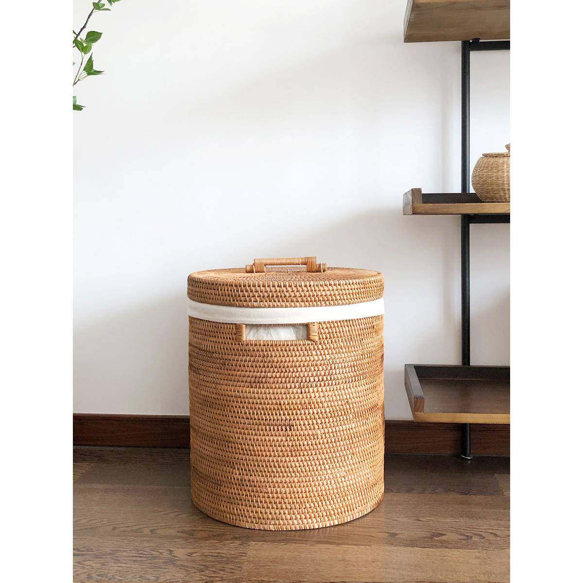 越南藤编脏衣服收纳筐篮玩具衣物桶家用编织简约大号框衣篓子,收纳整理,烫衣板及配件,淘宝优惠券,粉丝福利购,淘宝优惠卷