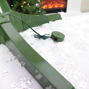 多规格插头号圣大诞树向电动旋54269转底座树脚支架双来回旋转