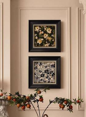 装法式古欧式卧室CFG餐厅饰画组合中古法侘式寂背景墙挂复画