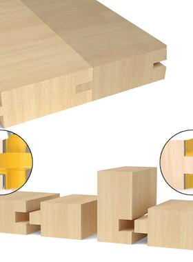 榫1/2柄12柄大刀方齿榫合刀木工铣刀榫合8柄刀方齿合OAO地板刀拼