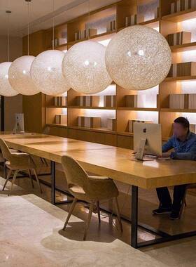 子实木会桌985长现代简约办公桌桌工业议风长条大桌loft洽谈桌椅