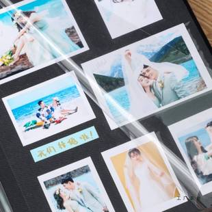 本相册纪念册影集粘diy自粘大容量膜家庭贴式 自制覆手工情侣509收