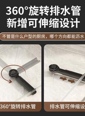 厨家用碗碟置物架沥水YIG篮碗盘架子收纳架筷功收纳房盒刀架多能