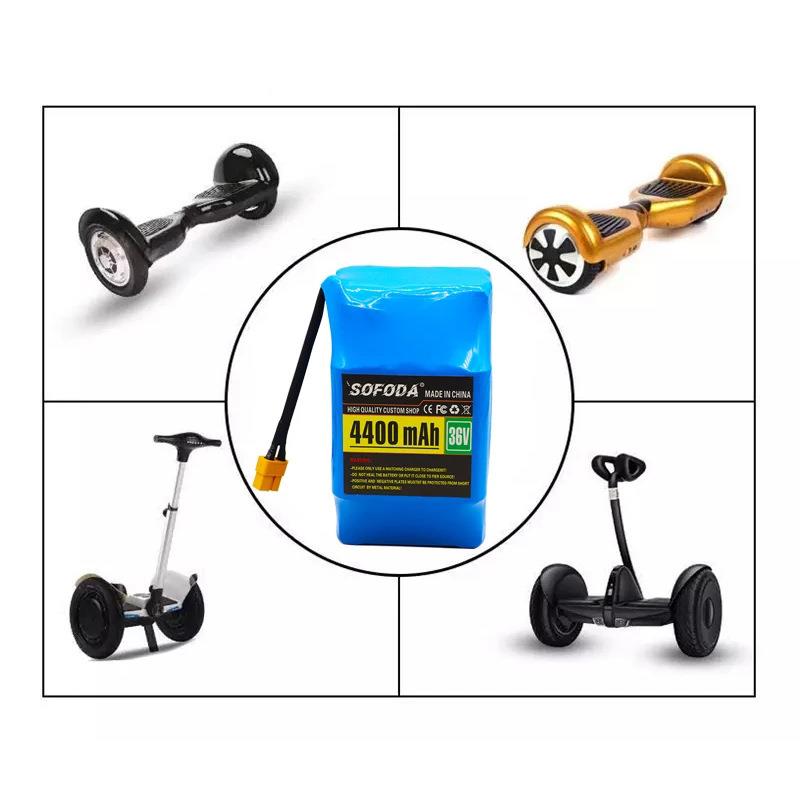 36V1954.4Ah扭扭车18650锂电池组适用于自动平衡滑板电车独轮车