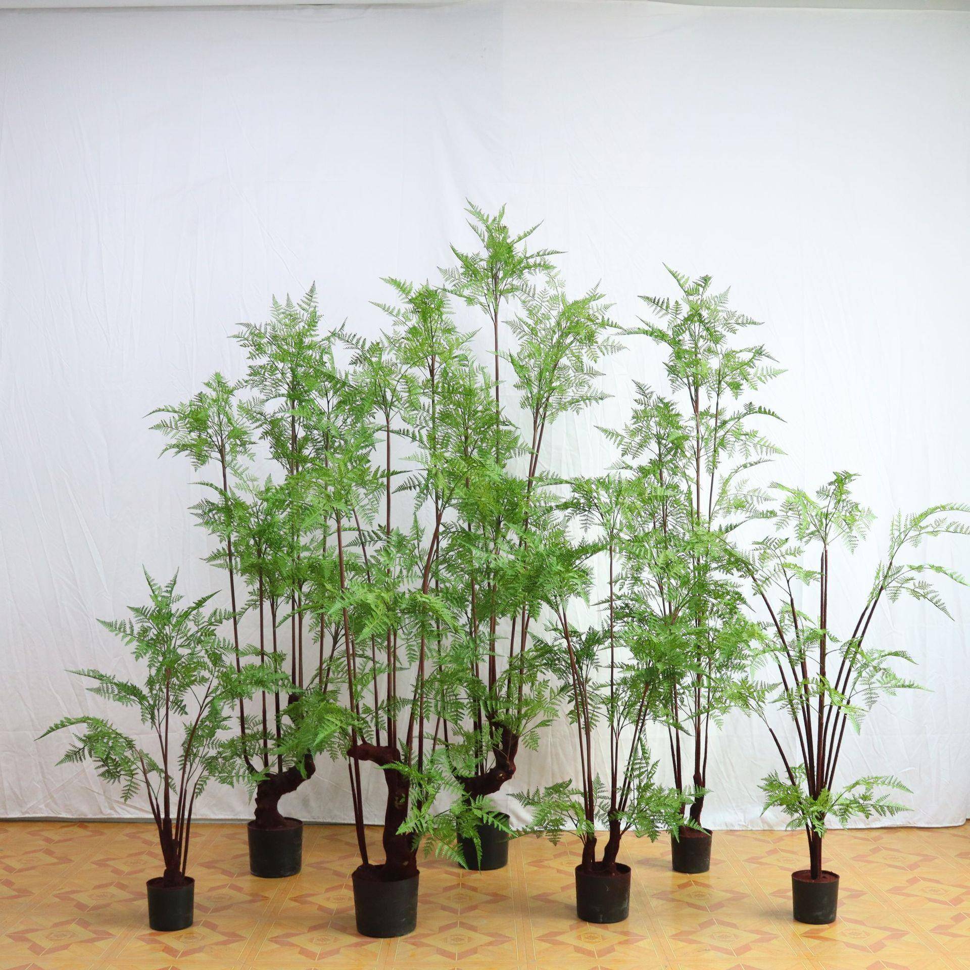 仿真蕨类植物铁线蕨家居橱窗造景装饰摆件落地绿植盆栽