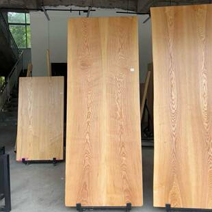 蜡木实桌面电板脑桌板原木木胡桃木书桌原白木SOM桌面整板茶桌茶