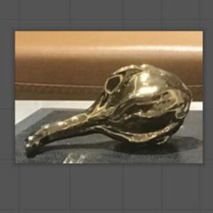 现房代WG 奢饰电镀金色层抽象几何树脂摆件家居样板酒轻 OP225法式