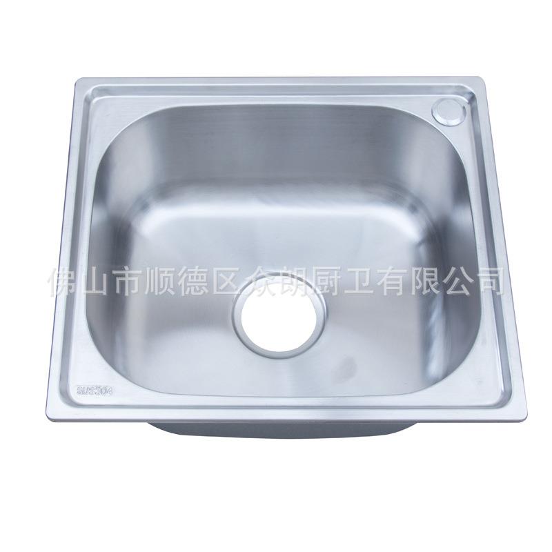 精装修工程0款式34不锈钢小单槽厨房洗菜盆户型洗碗盆0V42小38-V4