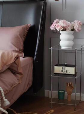 古亚克力移动小车简约床头柜沙发边i推ns网红收0318纳中多层置物