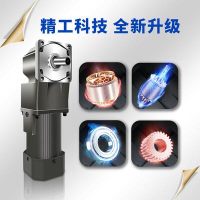 中空直角变齿轮减速电机微型中实直VSX角0速机9度转角调马速电机