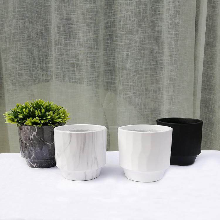 北厅柜欧直筒型仿大理石纹微景观树脂小桌面花瓶客JY438书房电视,家居饰品,花瓶,淘宝优惠券,粉丝福利购,淘宝优惠卷