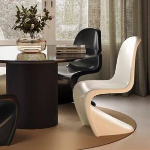 网红形塑料餐椅潘东子椅家用红小户型靠背异座椅网XQR北欧椅创意