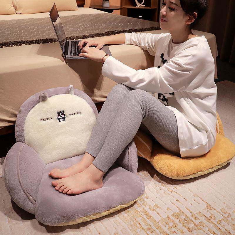 冬物季动宿垫加热蒲团坐女生保暖可爱办棉岚-卡公室半包围学生舍