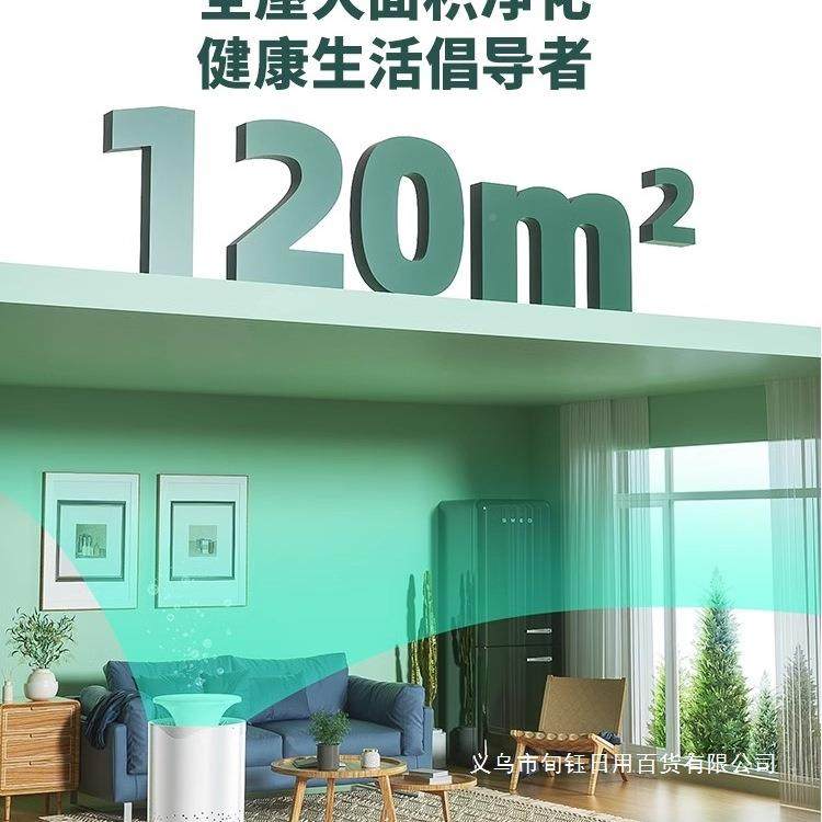 空气净化器家用除甲醛桌面负小型除臭猫烟味宠物毛离子净化机1358