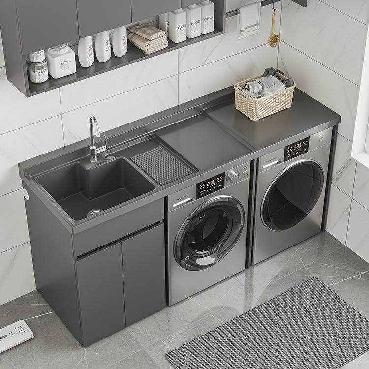 蜂窝铝阳台柜衣衣柜一体洗机烘干机组合双机洗PUR柜柜洗衣机柜