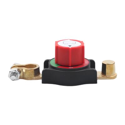 黄铜材A71002质汽车总电瓶负极断改电开关2蓄电池电源开关1V24V装