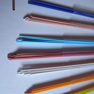 药银焊条自带焊剂的焊丝蓝色焊条皮白银色粉色不锈IHT钢不锈钢专