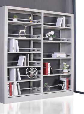 图书馆书架钢制书店学校单双面资置料阅览室多47555档案架架层物