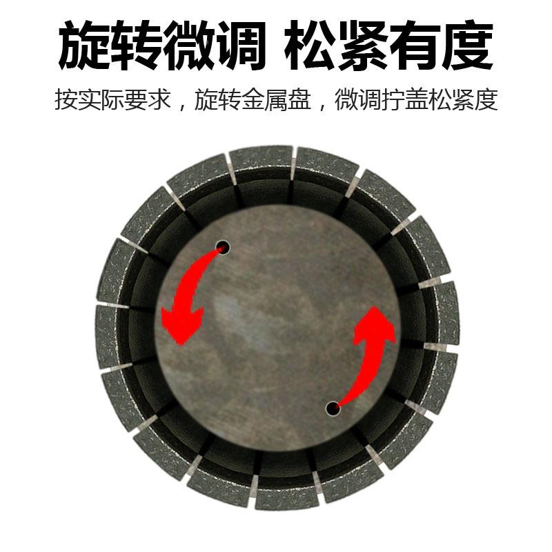 速豹2口00L升油桶封口机封钳铁桶封盖FK8器封压盖器防盗口盖