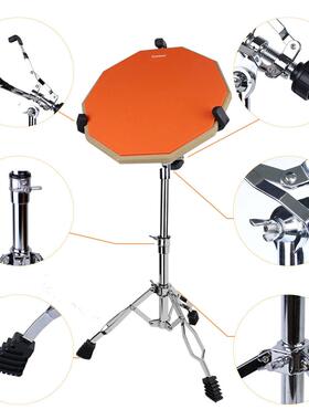 厂家1儿2寸哑鼓套装哑CT-801/C鼓垫习架子鼓配件垫打击板童初练鼓