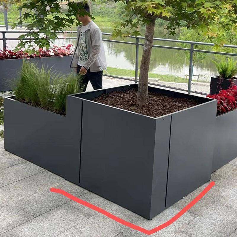 艺花户177箱铁庭院阳台种植花箱不钢长方形外花槽锈花盆成品花池,商业/办公家具,花坛/花箱,淘宝优惠券,粉丝福利购,淘宝优惠卷