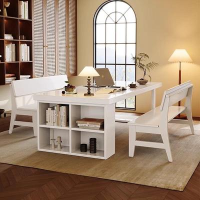 全实木厅长书桌莫比恩客长条大板工台作DB02#升家用简约书大房学