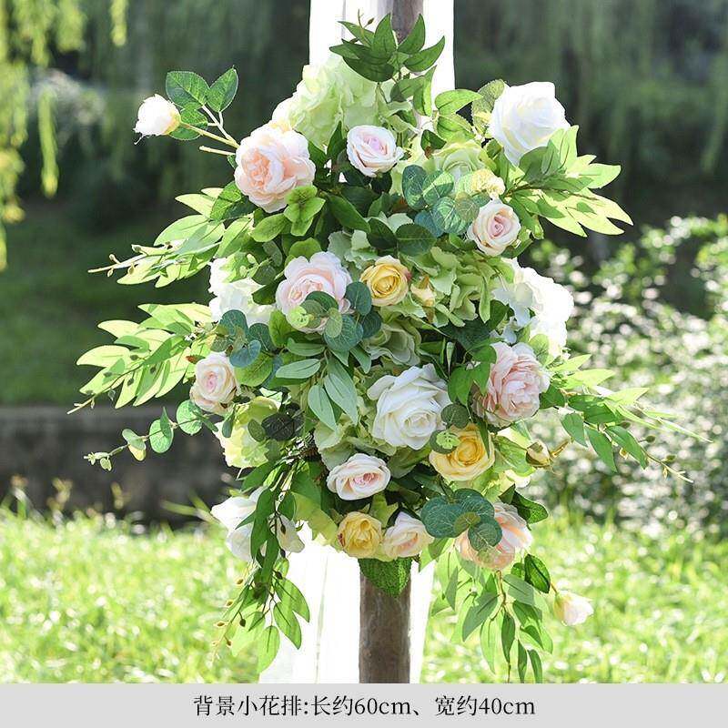 婚庆0602婚礼拱门花艺花装排球橱花窗摄影道具户花外拍照背景饰花